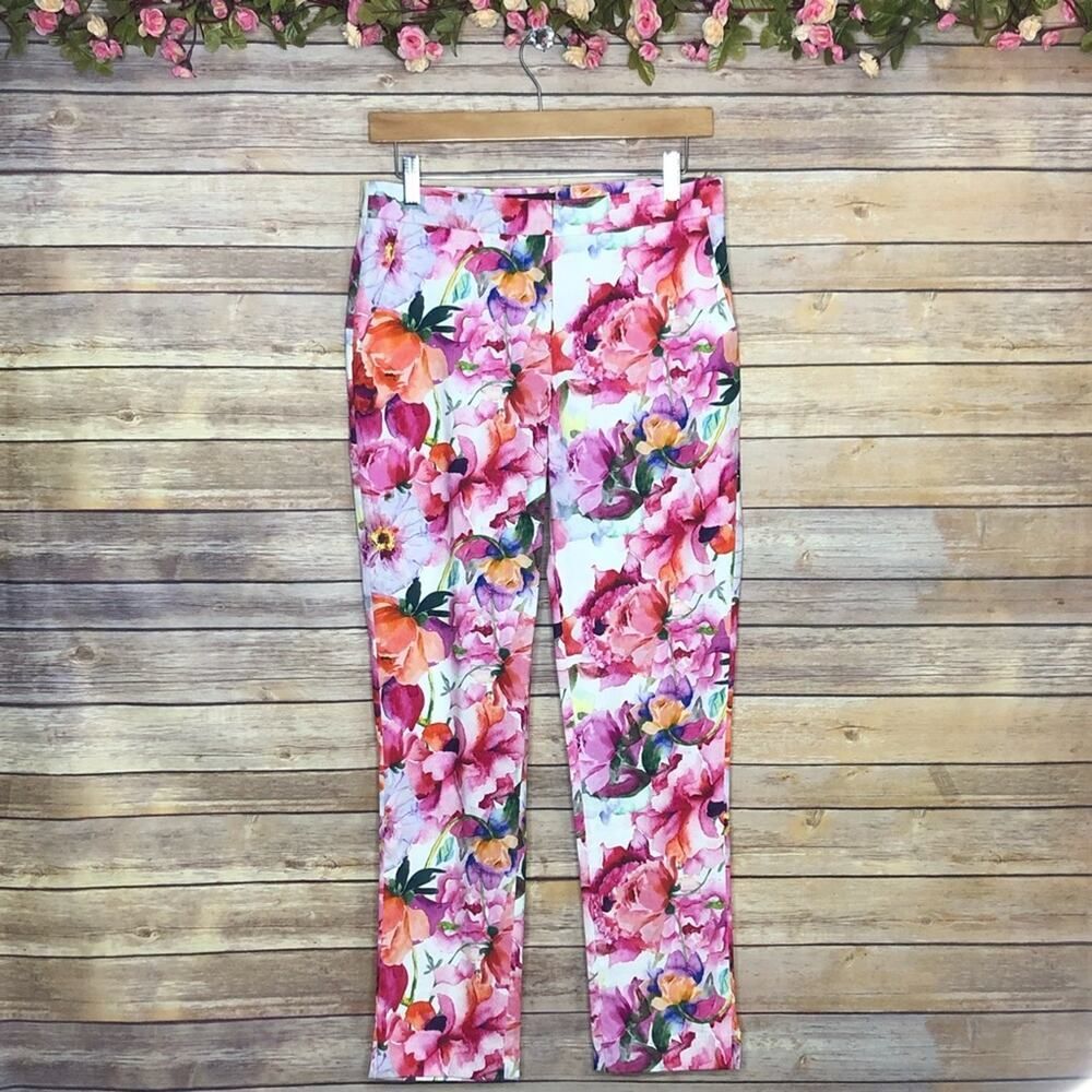 Alexia Admor Pink Floral Pants